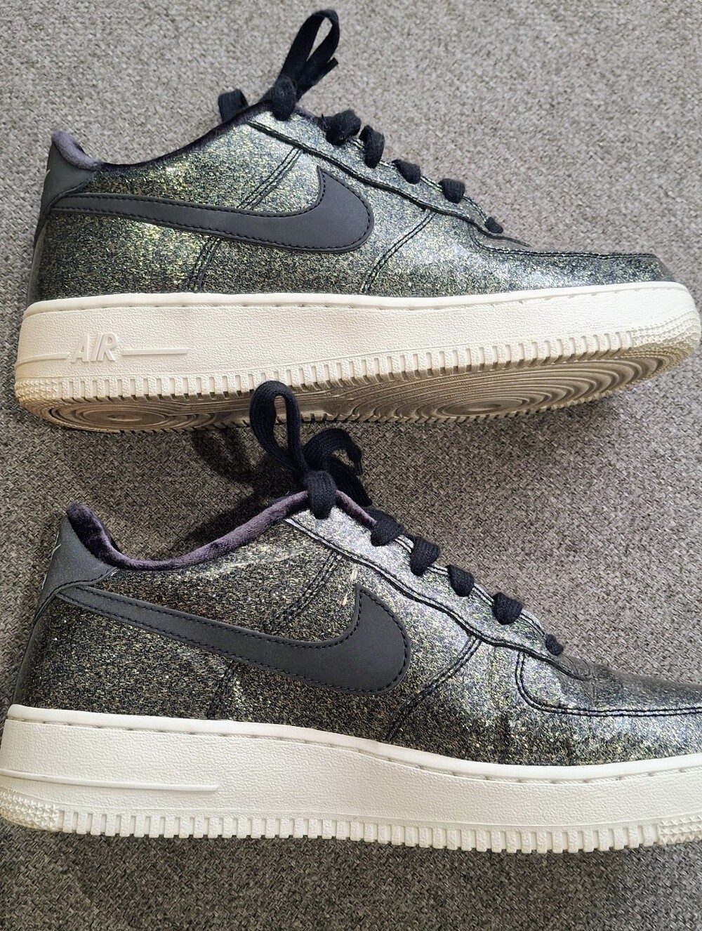 Nike Air Force 1 - EXCELLENT  Glitter & Velvet